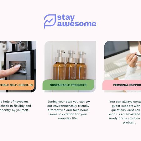 Stay Awesome - Modernes Apartment Am Botanischen Garten Kassel Ngoại thất bức ảnh